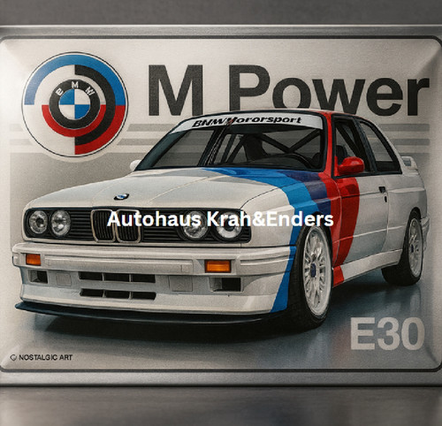Bmw 3er e30 blechschild x - bmw,